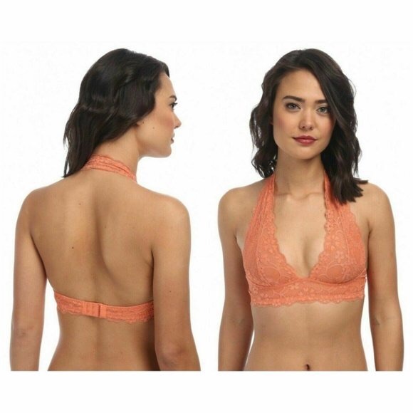 NWT- Free People Galloon Lace Halter Bra - Picture 4 of 6